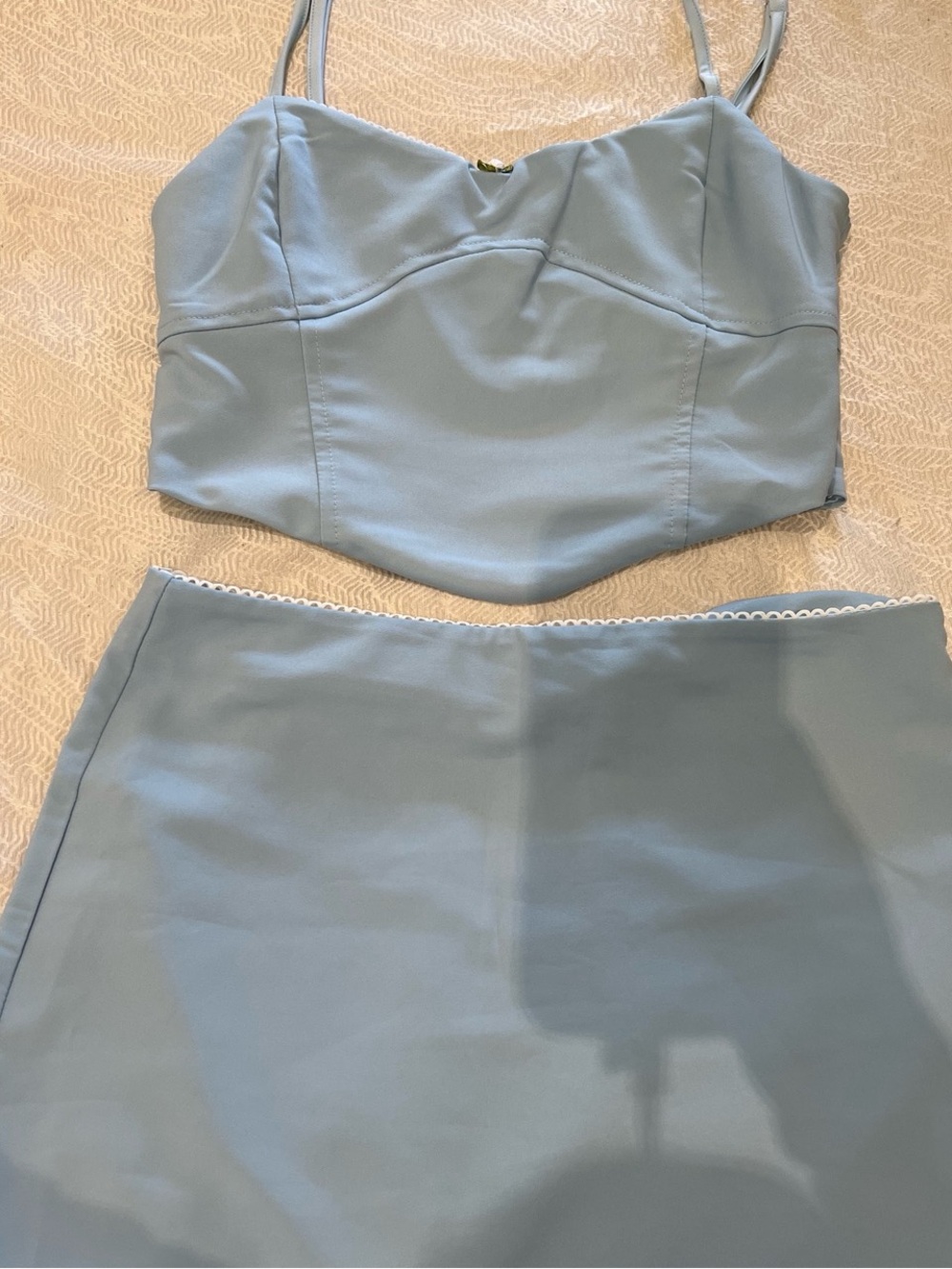 Tiger Mist small Light Blue Two-Piece Tank & Skirt Set - Picture 4 of 4